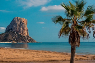 Calpe beautiful beach