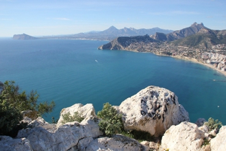 picturesque view of Calpe sea