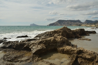 Calpe beautiful seashore