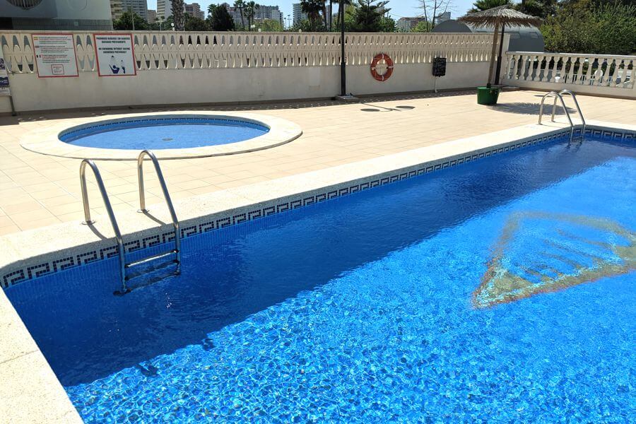 apartment pools for children and adults